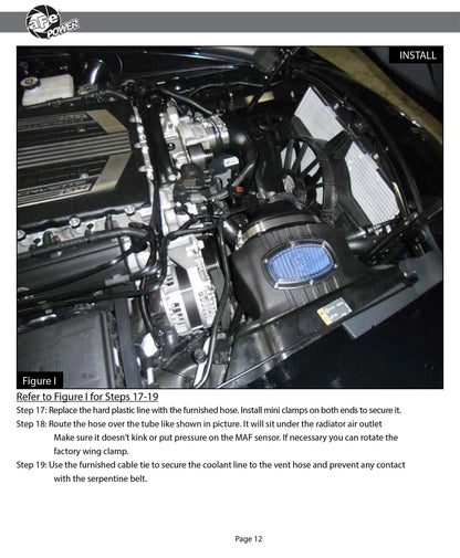 aFe Momentum Pro DRY S Cold Air Intake | Chevy Corvette Z06 (C7) V8-6.2L (15-17) (51-74202-1)