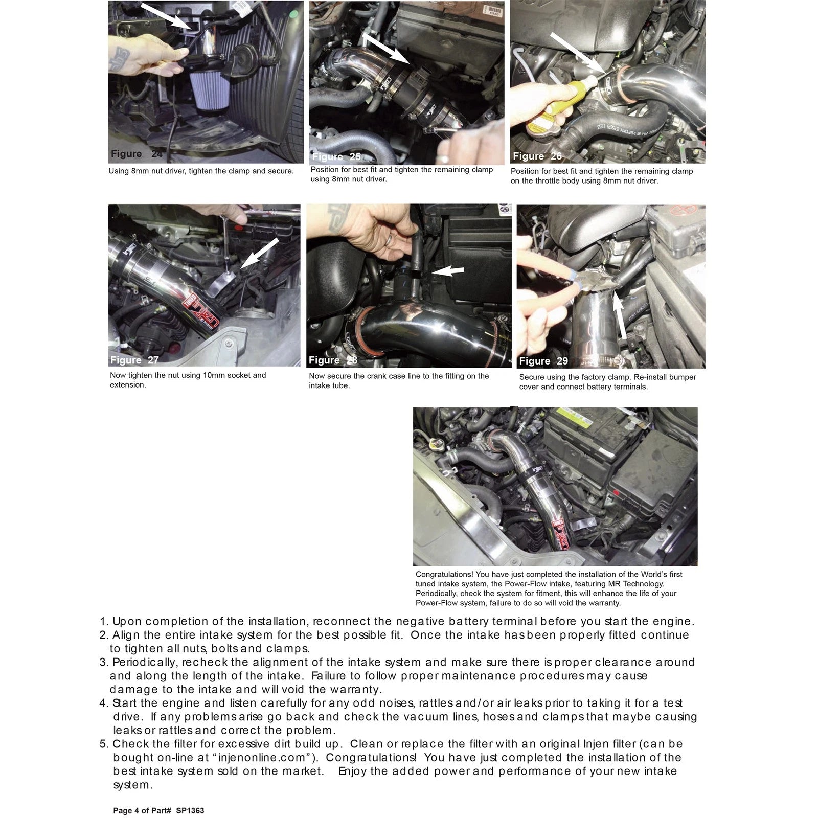 Injen Cold Air Intake | Kia Forte5 (14-18) / Forte (19-26) (SP1363BLK)