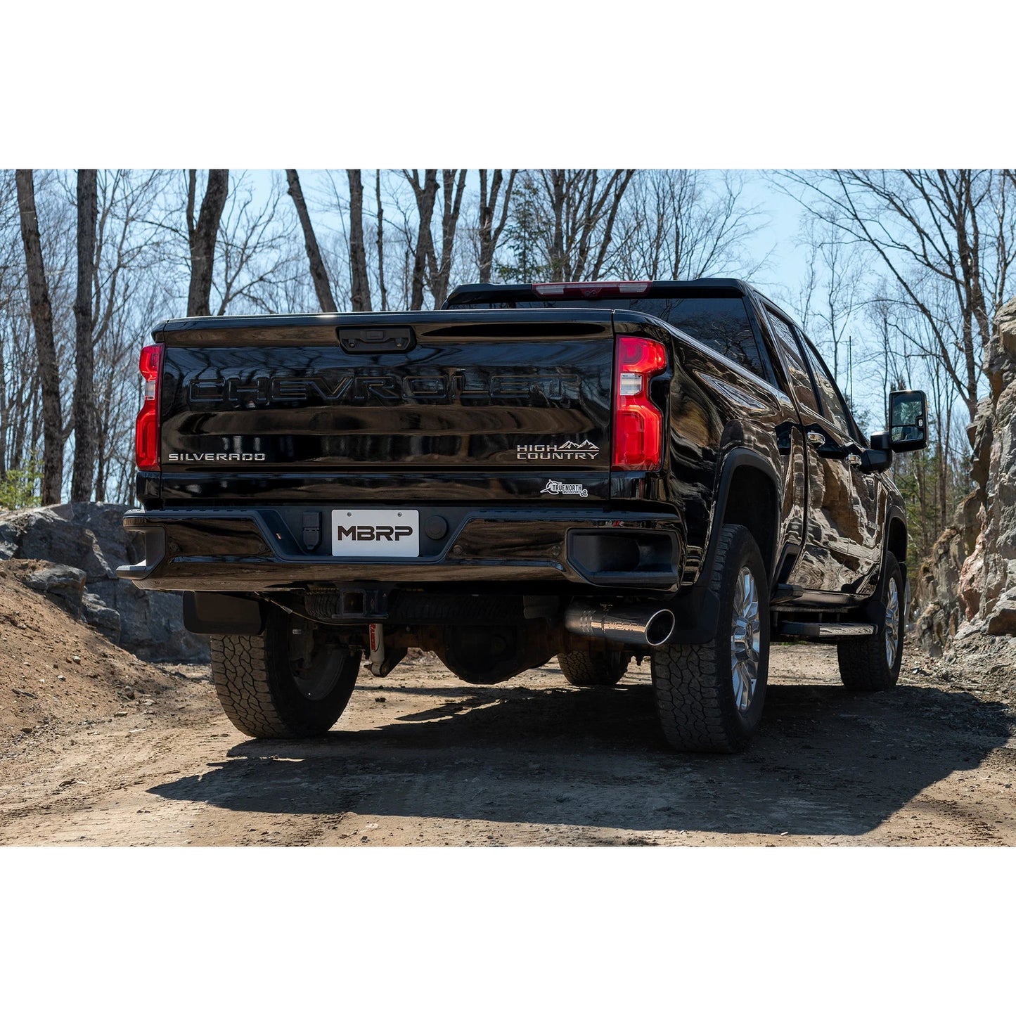 MBRP 4in Mandrel Bent Tubing D&S Cat Back Exhaust | Silverado 2500/3500 HD (20+) (S6059304)