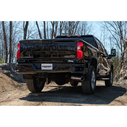 MBRP 4in Mandrel Bent Tubing D&S Cat Back Exhaust | Silverado 2500/3500 HD (20+) (S6059304)