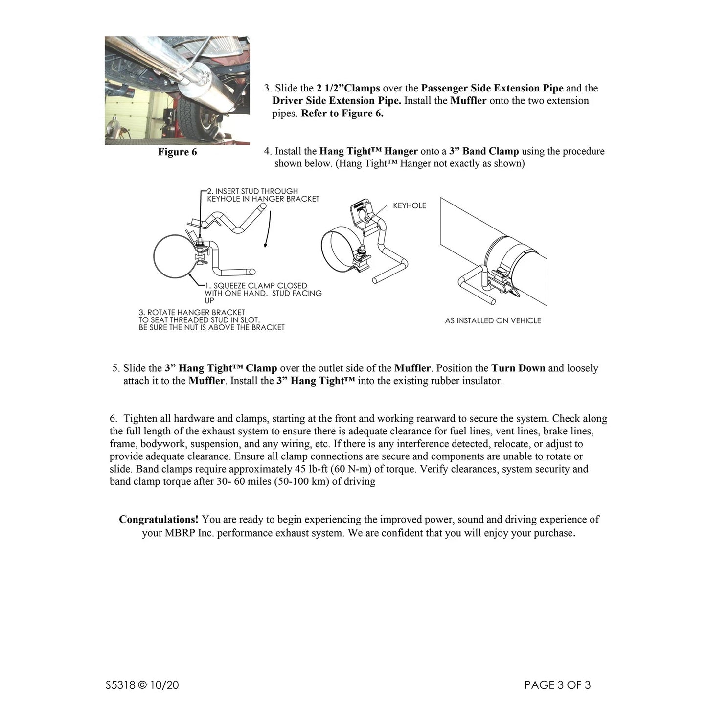 MBRP 2.5in Cat-Back Aluminized Exhaust w/ 3in Turn Down | Toyota Tundra (07-08) (S5318AL)
