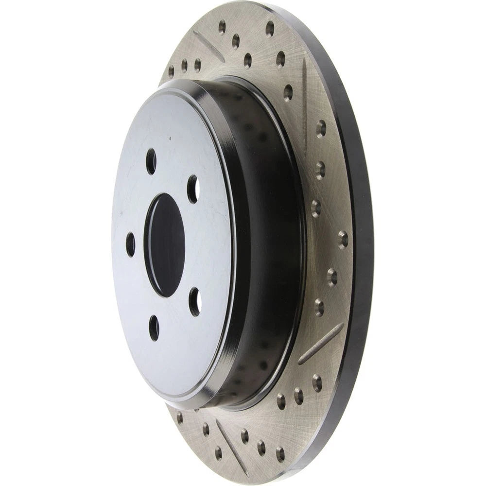 StopTech 127.63054L Rear Left Drilled Disc Brake Rotor for 2003-2005 Dodge Neon