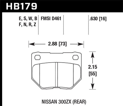 Hawk HP Plus Brake Pads | Multiple Fitments (HB178N.564)