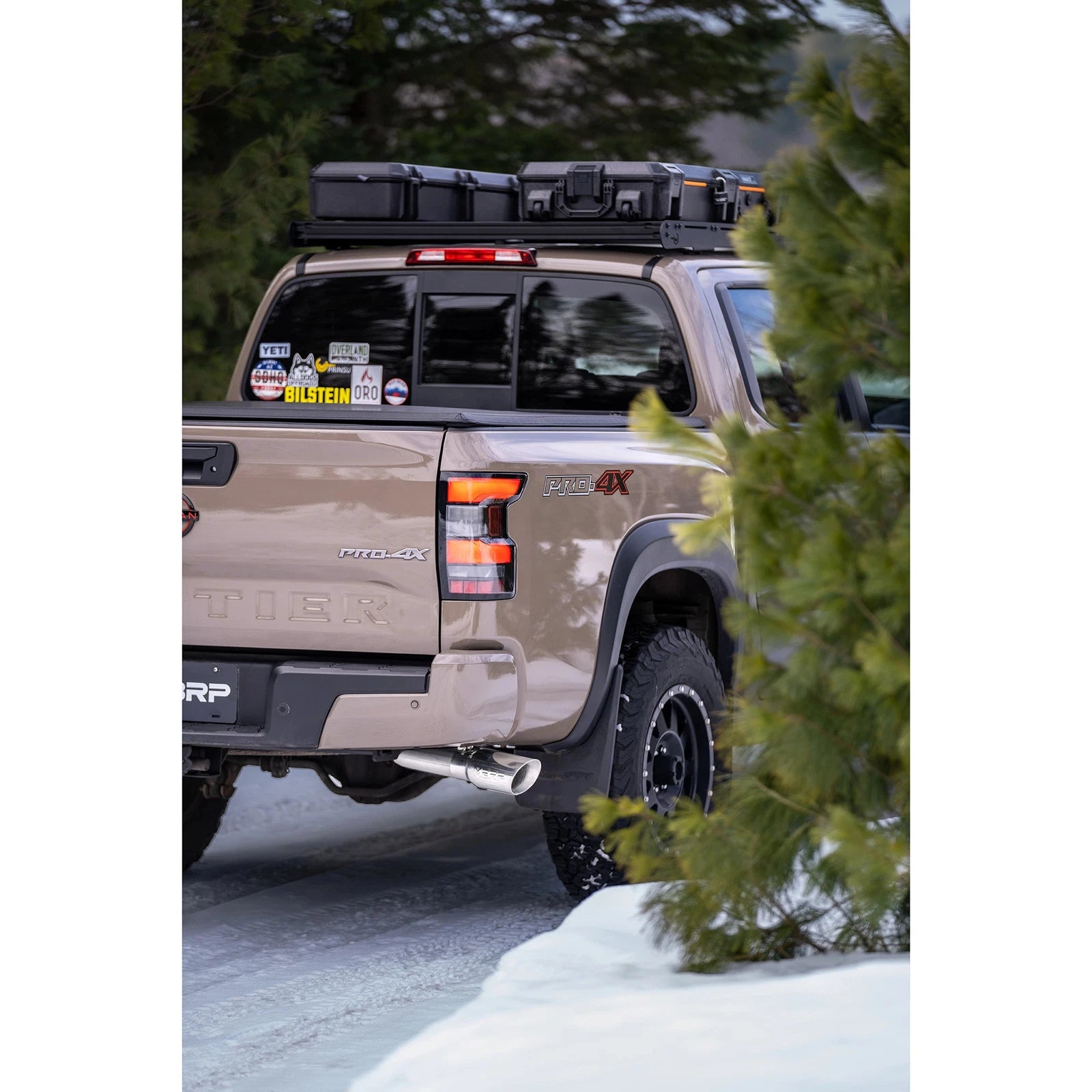 MBRP 3in Tip 3in Cat Back Single Side Exit Street Profile | Nissan Frontier (22-23) (S5407AL)