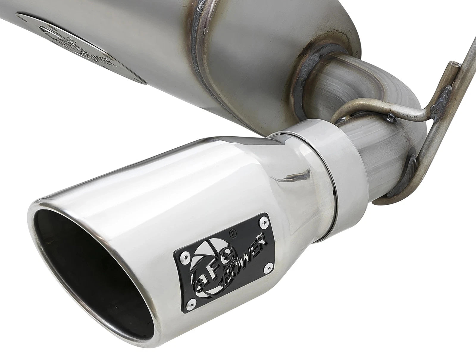 aFe 2.5in 409 SS Axle-Back Exhaust | Jeep Wrangler JK V6 3.6/3.8L (07+) (49-48061-P)