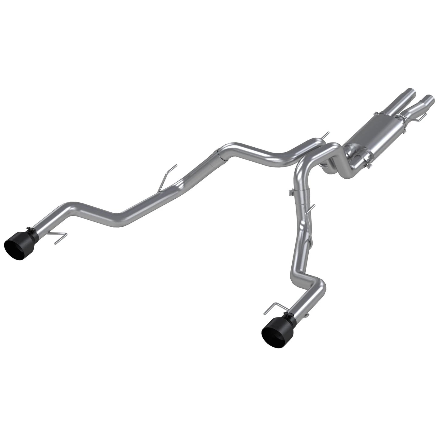MBRP T409 3in Dual Rear Exit Resonator Back Exhaust | Ford F150 Raptor (17-20) (S5264409)