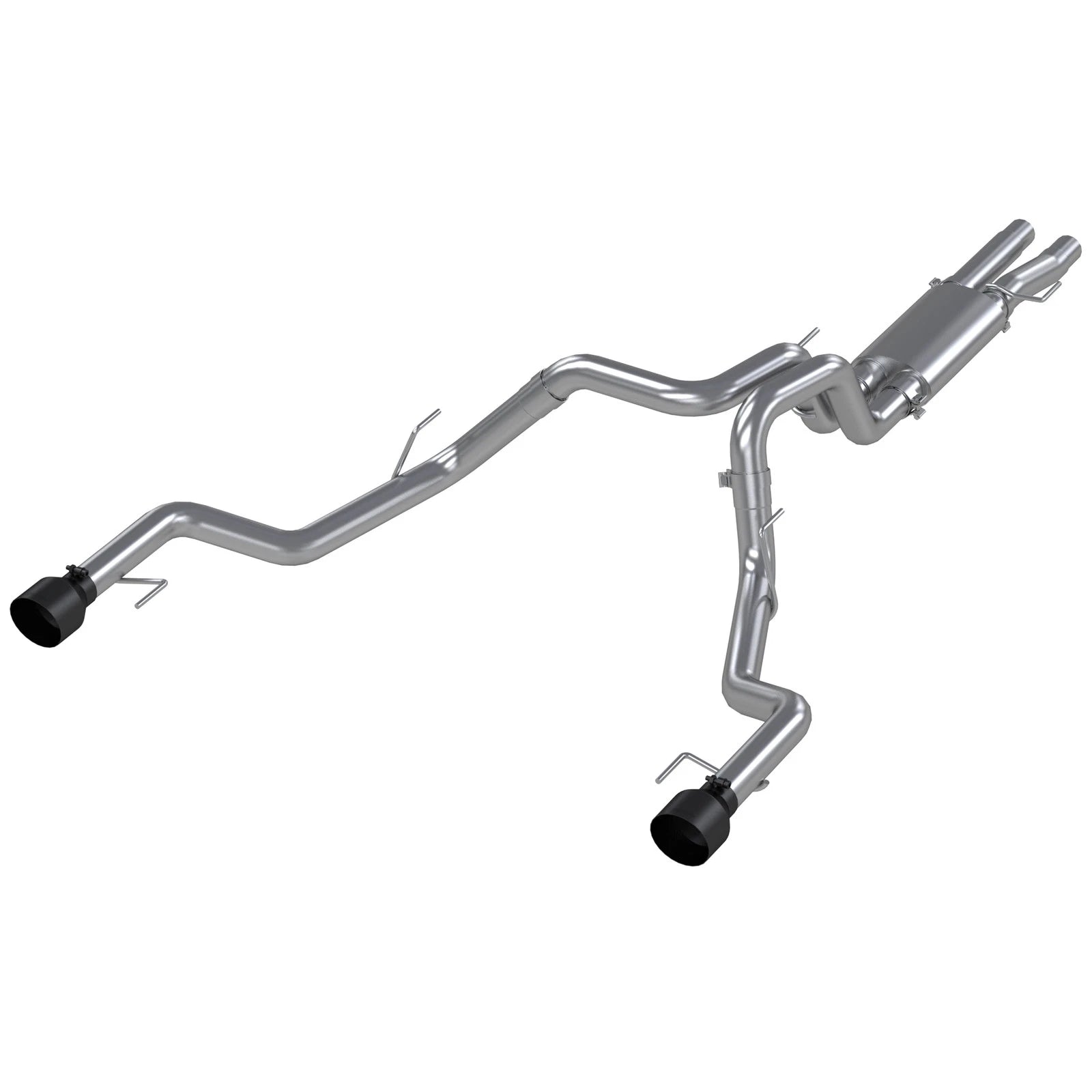 MBRP T409 3in Dual Rear Exit Resonator Back Exhaust | Ford F150 Raptor (17-20) (S5264409)
