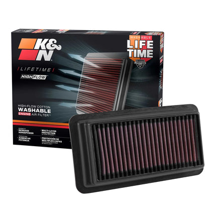 K&N Replacement Drop-In Air Filter | Multiple Fitments (33-5044)