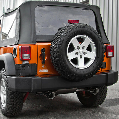 MBRP 2.5in. T409 Axle-Back D&S Exhaust | Jeep Wrangler/Rubicon 3.6/3.8L (07-14) (S5528409)