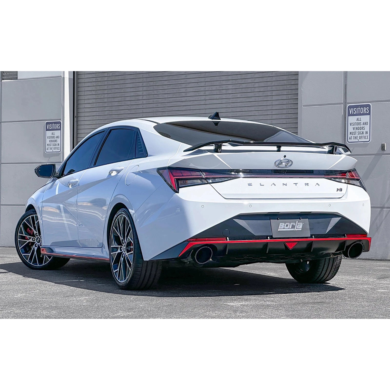Borla ATAK Black Chrome Cat-Back Exhaust | Hyundai Elantra N (22-23) 2.0L Turbo (140925BC)
