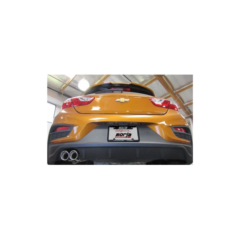 Borla Axle-Back Exhaust System - S-Type | 2017-2019 Chevrolet Cruze Hatchback 1.4L (11945)