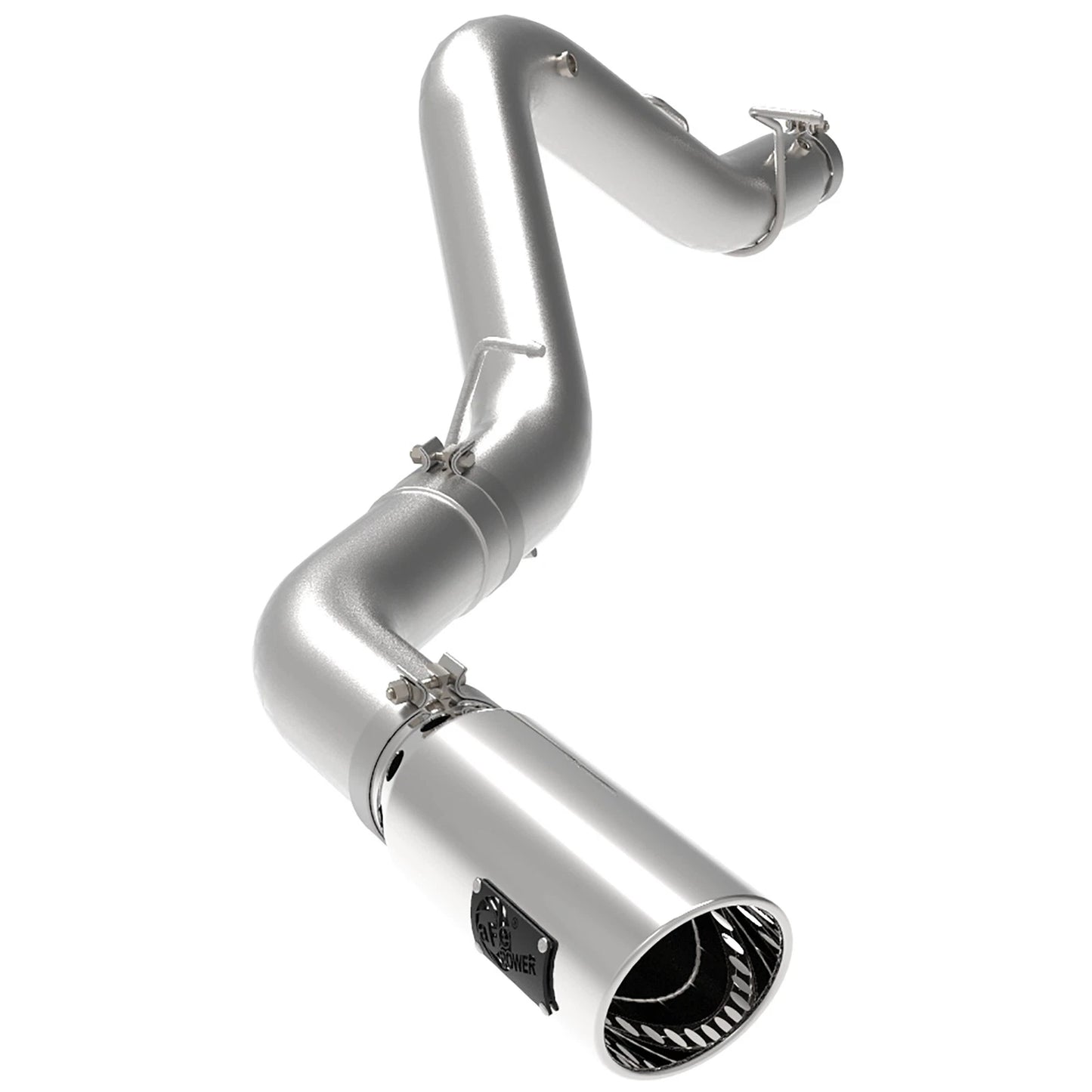 aFe Large Bore-HD 5in 409 SS DPF-Back Exhaust GM Trucks 20-24 V8-6.6L (49-44125-P)