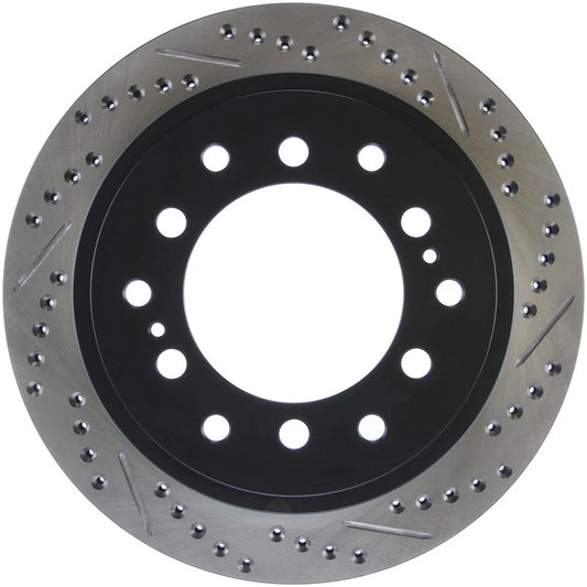 StopTech 127.44175L Rear Left Drilled Disc Brake Rotor for 10-20 Toyota 4Runner