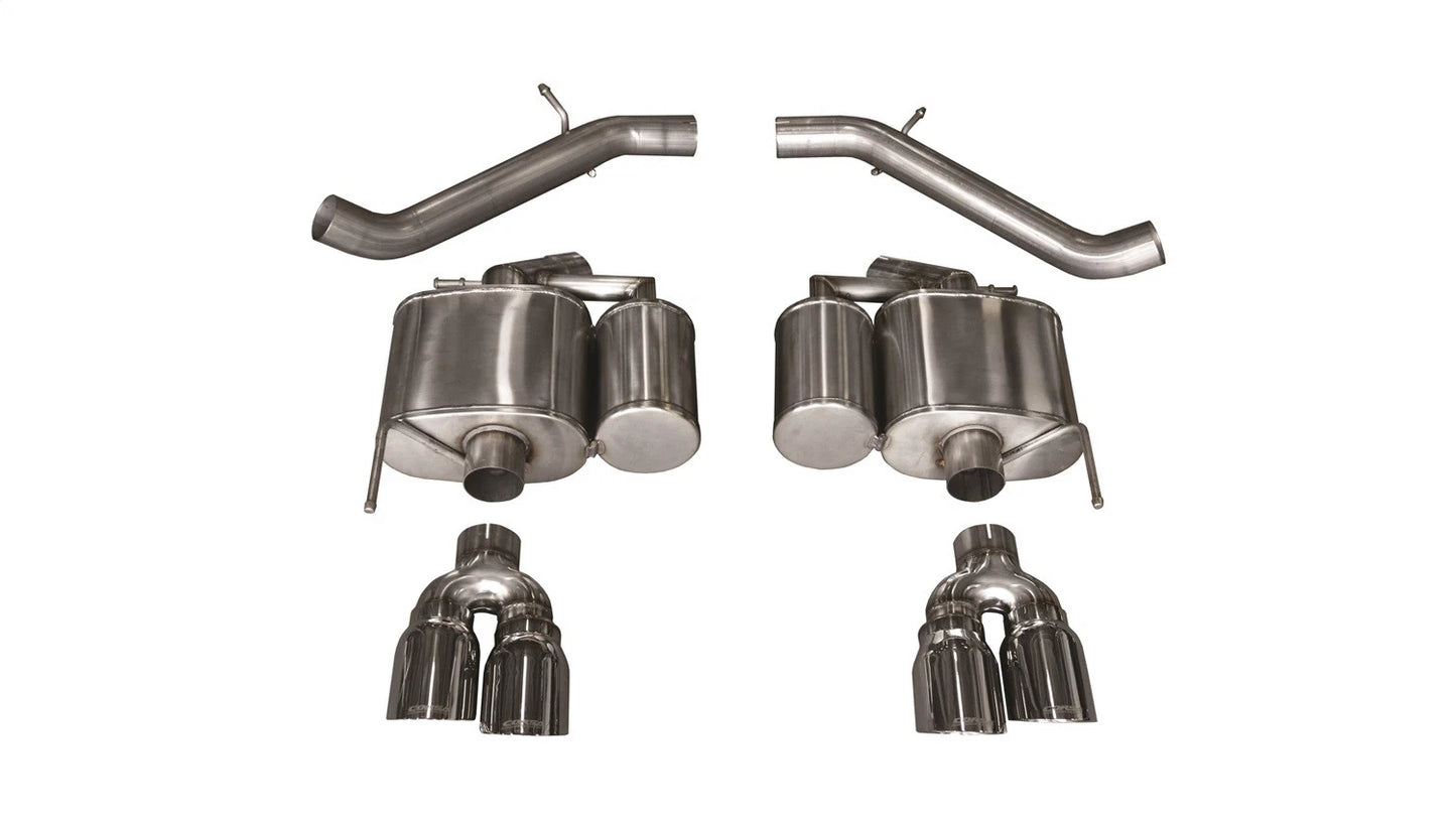 CORSA Sport / 3.0 in Axle-Back 4.0 in Twin Tips | 2016-2019 Cadillac ATS-V (14478)
