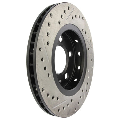 StopTech 127.33069L Rear Left Drilled Brake Rotor for 00-06 Audi TT / 02-06 Golf