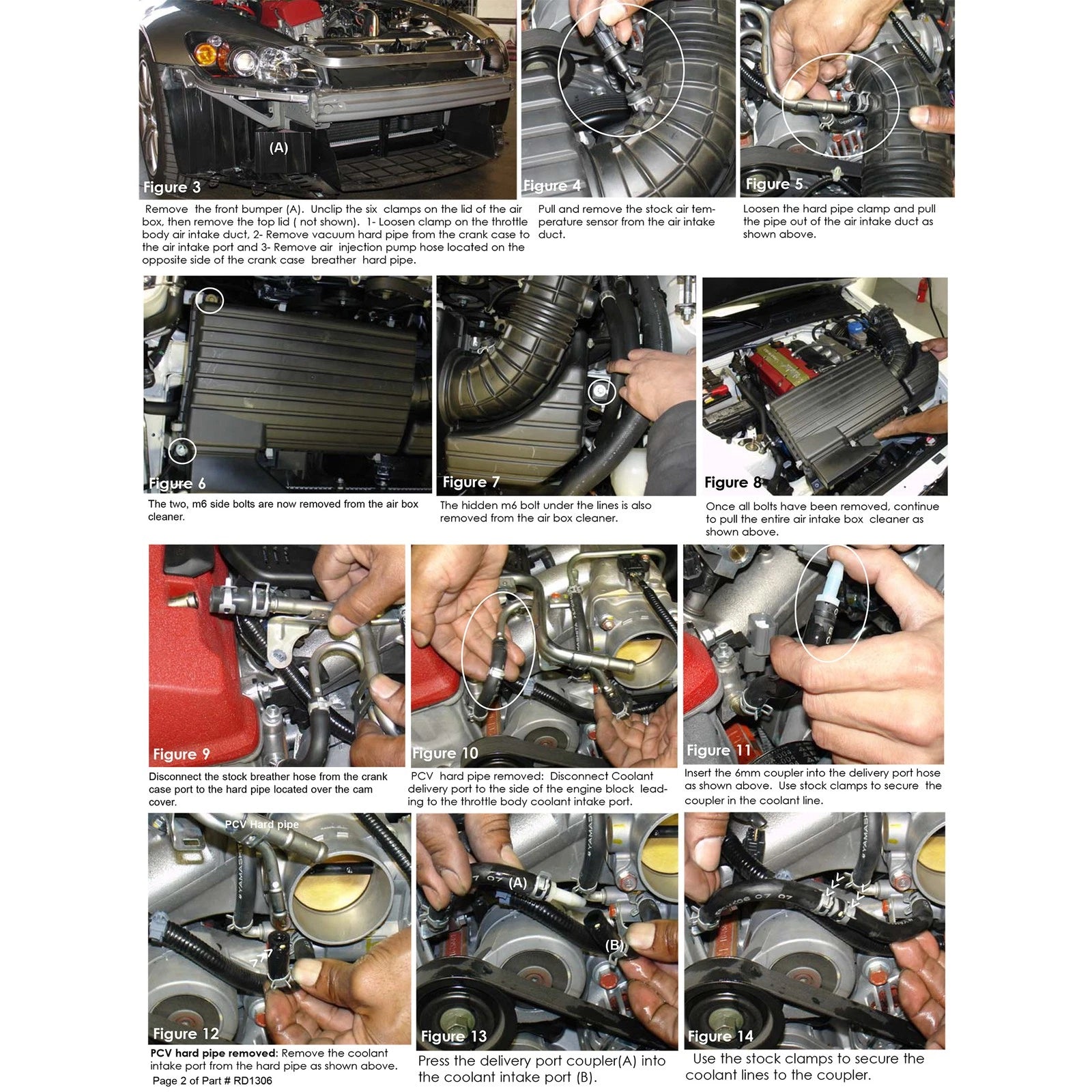 Injen Black Cold Air Intake System | Honda S2000 (06-09) (RD1306BLK)