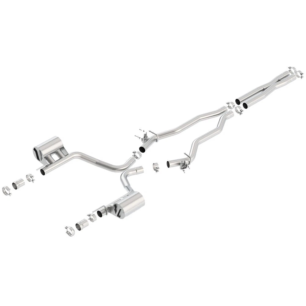 Borla Cat-Back Exhaust System - ATAK | 2015-2020 Dodge Charger 6.4L (140675)