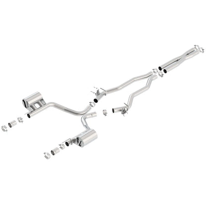 Borla Cat-Back Exhaust System - ATAK | 2015-2020 Dodge Charger 6.4L (140675)