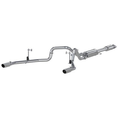 MBRP 3in Cat-Back Dual Split Rear Exit T409 Exhaust System | Ford F-150 5.0L (15) (S5258409)