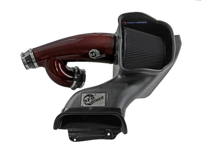 aFe 17-24 F-150 Track Series Red Kevlar C/F Intake | Ford F-150/Expedition (18-26) (57-10031KR)