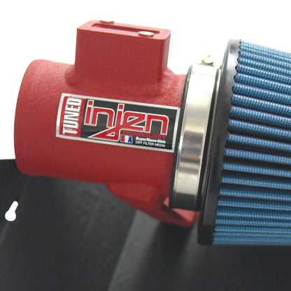 Injen Wrinkle Red Short Ram Intake | Ford Fiesta ST (08-19) 1.6L Turbo (SP9018WR)