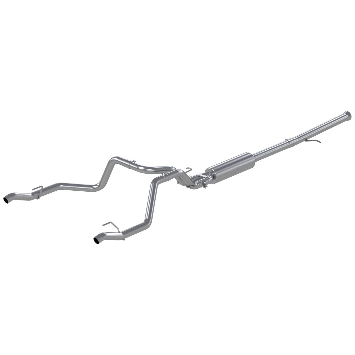 MBRP 2.5in Catback Dual Rear Exit Aluminized Exhaust | Chevy Silverado 1500 6.2L (19+) (S5065AL)