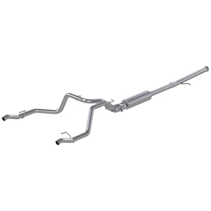 MBRP 2.5in Catback Dual Rear Exit Aluminized Exhaust | Chevy Silverado 1500 6.2L (19+) (S5065AL)