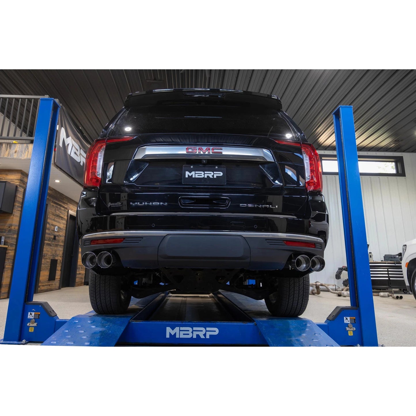 MBRP 3in Dual Split Cat-Back Exhaust w/ Quad Carbon Fiber Tips | Chevrolet Tahoe / GMC Yukon (21+) (S50573CF)