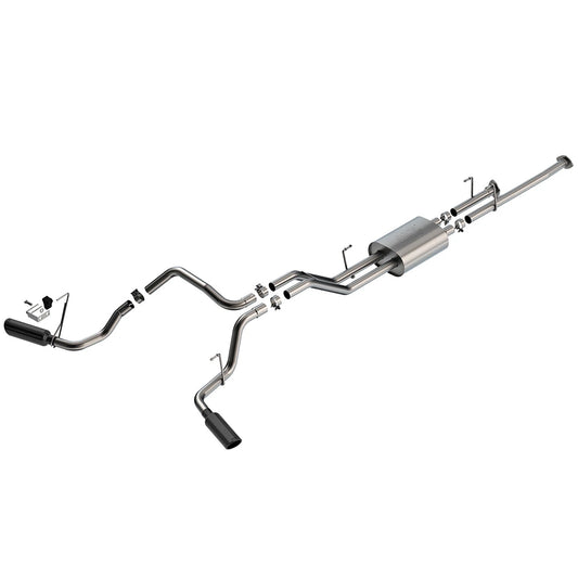 Borla 141024BC ATAK Stainless Cat Back Exhaust Kit for 09-21 Tundra 4.6L 5.7L V8
