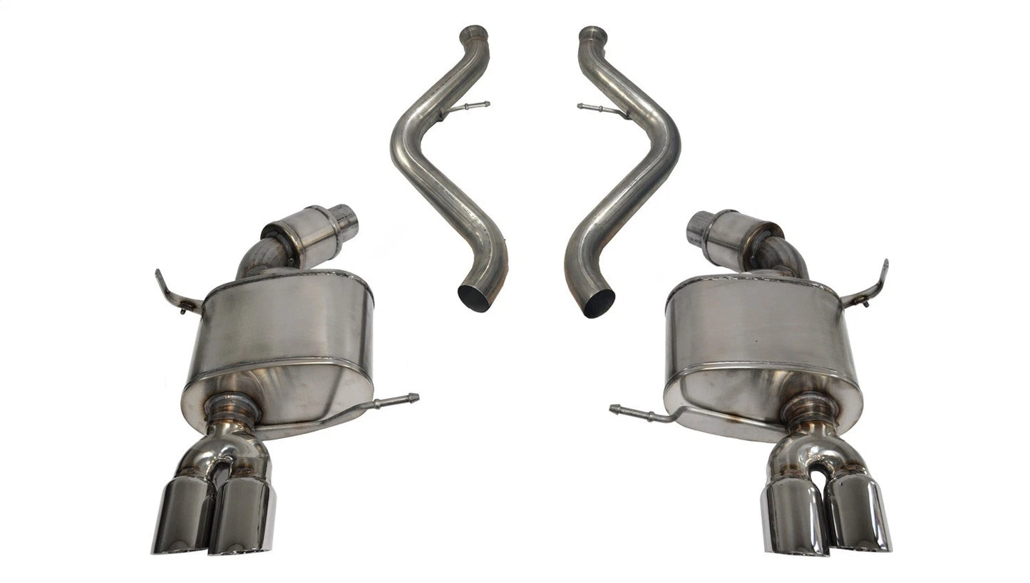 CORSA Sport / 2.5 in Axle-Back 3.0 in Twin Tips | 2008-2012 BMW M3 E92 E93 (14568)