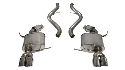 CORSA Sport / 2.5 in Axle-Back 3.0 in Twin Tips | 2008-2012 BMW M3 E92 E93 (14568)