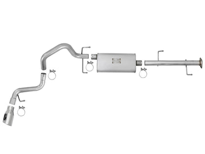aFe Scorpion 2.5in Alum Steel Cat-Back Exhaust w/ Polished Tips | Toyota FJ Cruiser V6 4.0L (07-17) (49-06039-P)