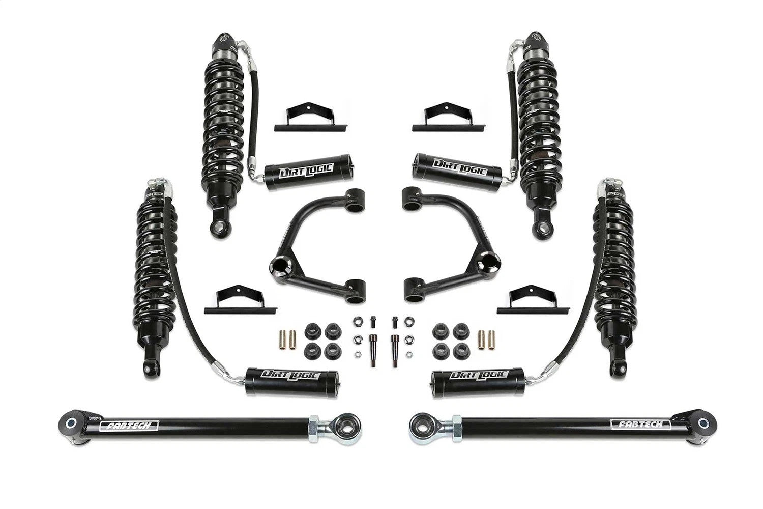Fabtech 21-22 Bronco 3" UCA Kit w/Uniballs & DLSS Resi Shocks 2 Door Bilstein Model Only