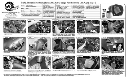 aFe Magnum FORCE Stage-2 Cold Air Intake F&R Dodge 07.5-13 51-31342-1 (51-31342-1)