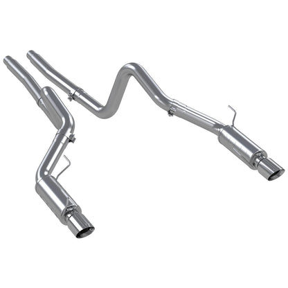 MBRP T409 4in Dual Split Rear Exhaust System Race Version | Ford Shelby GT500/GT (05-09) (S7270409)