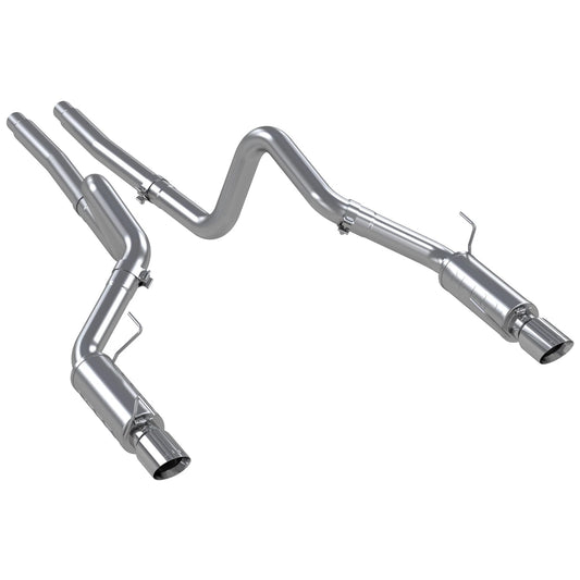 MBRP T409 4in Dual Split Rear Exhaust System Race Version | Ford Shelby GT500/GT (05-09) (S7270409)