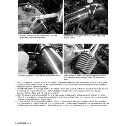 Injen Short Ram Air Intake System | 1996 - 2000 Honda Civic (IS1545)
