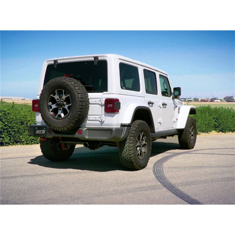 Borla Axle-Back Exhaust System - S-Type | 2018-2021 Jeep Wrangler 3.6L (11963)
