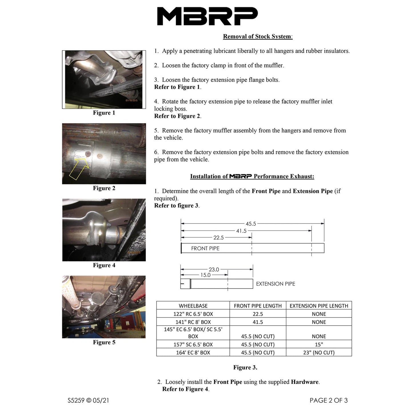 MBRP 4in Cat-Back Single Side Black Exhaust System | Ford F-150 2.7L / 3.5L EcoBoost (15) (S5259BLK)