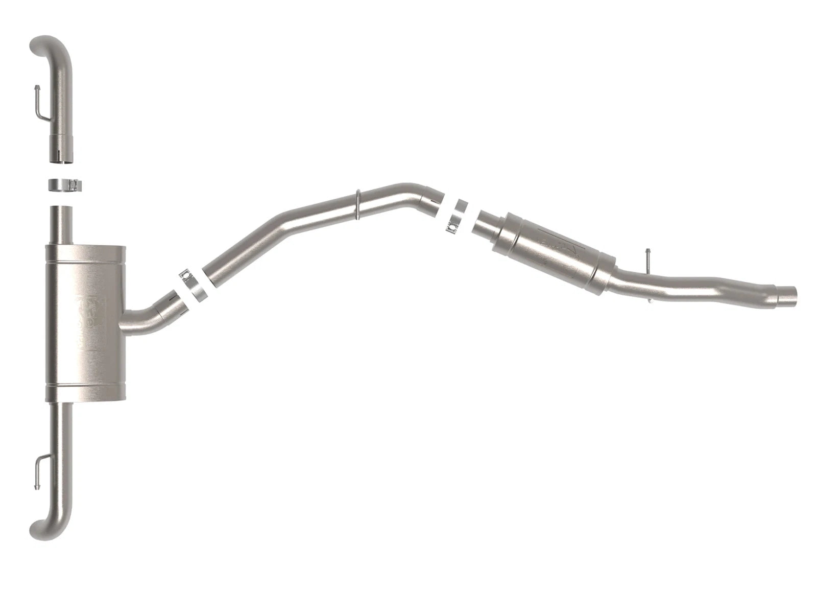 aFe MACH Force-Xp 3in to 2.5in Stainless Steel Cat-Back Exhaust System | Audi Q5 (17-22) (49-36447)