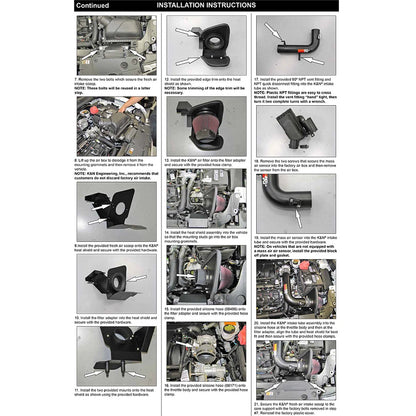 K&N 13 Ford Explorer 3.5L V6 Performance Intake Kit | Ford Explorer (13) (77-2576KTK)