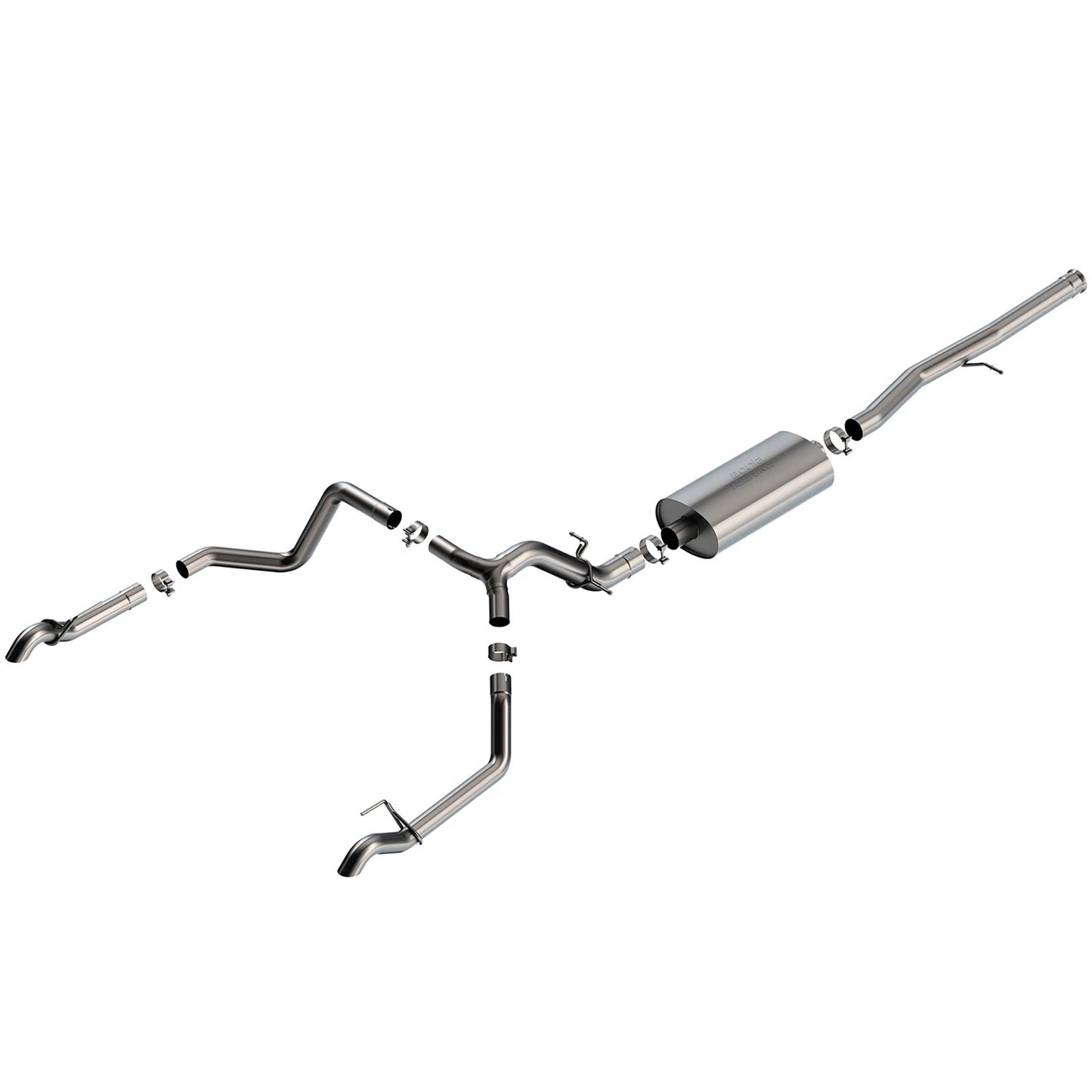 Borla 6.2L Touring Cat-Back Exhaust | Chevrolet Silverado 1500 ZR2 / AT4X (22-23) (140913)