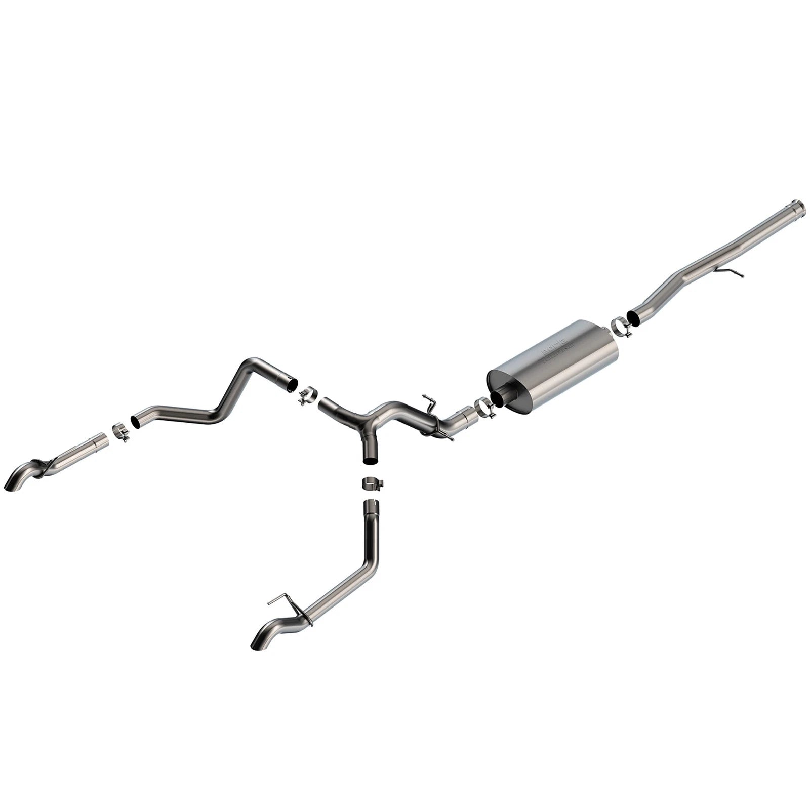 Borla 6.2L Touring Cat-Back Exhaust | Chevrolet Silverado 1500 ZR2 / AT4X (22-23) (140913)
