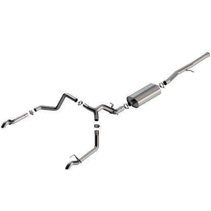 Borla 6.2L Touring Cat-Back Exhaust | Chevrolet Silverado 1500 ZR2 / AT4X (22-23) (140913)