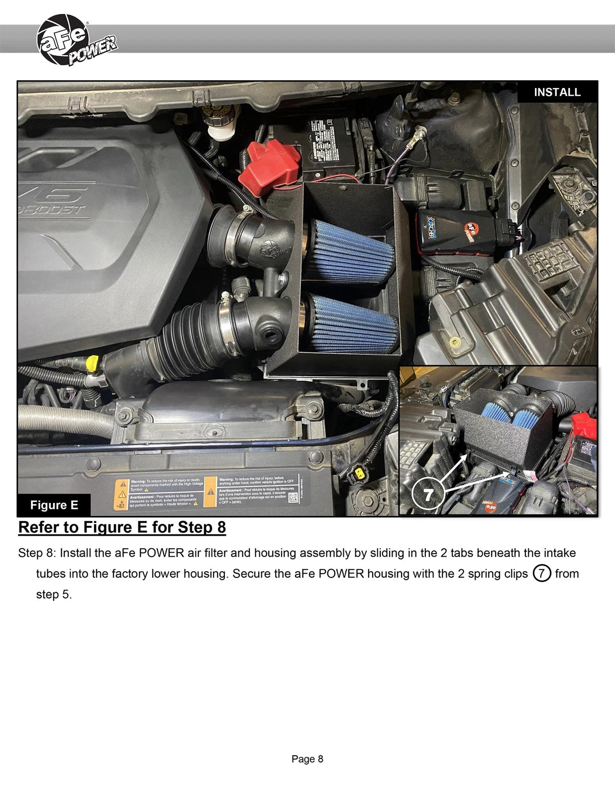 aFe Rapid Induction Cold Air Intake w/ Pro 5R Filter | Ford Edge V6 2.7L (19-20) (52-10003R)