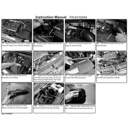 Injen Evolution Cold Air Intake | Volkswagen Golf R / Audi S3 / GTI / Audi TT (15-20/23/26) (EVO3005)