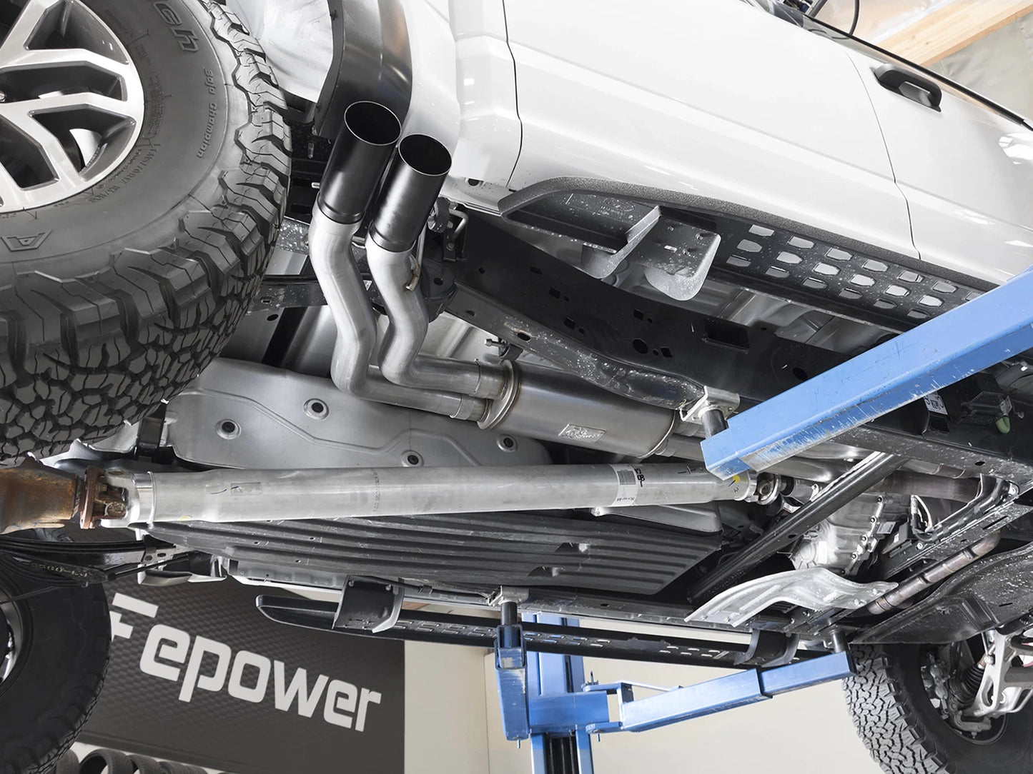 aFe Rebel 3in SS Cat-Back Exhaust | Ford F-150 Raptor V6-3.5L (17) (49-43091-B)