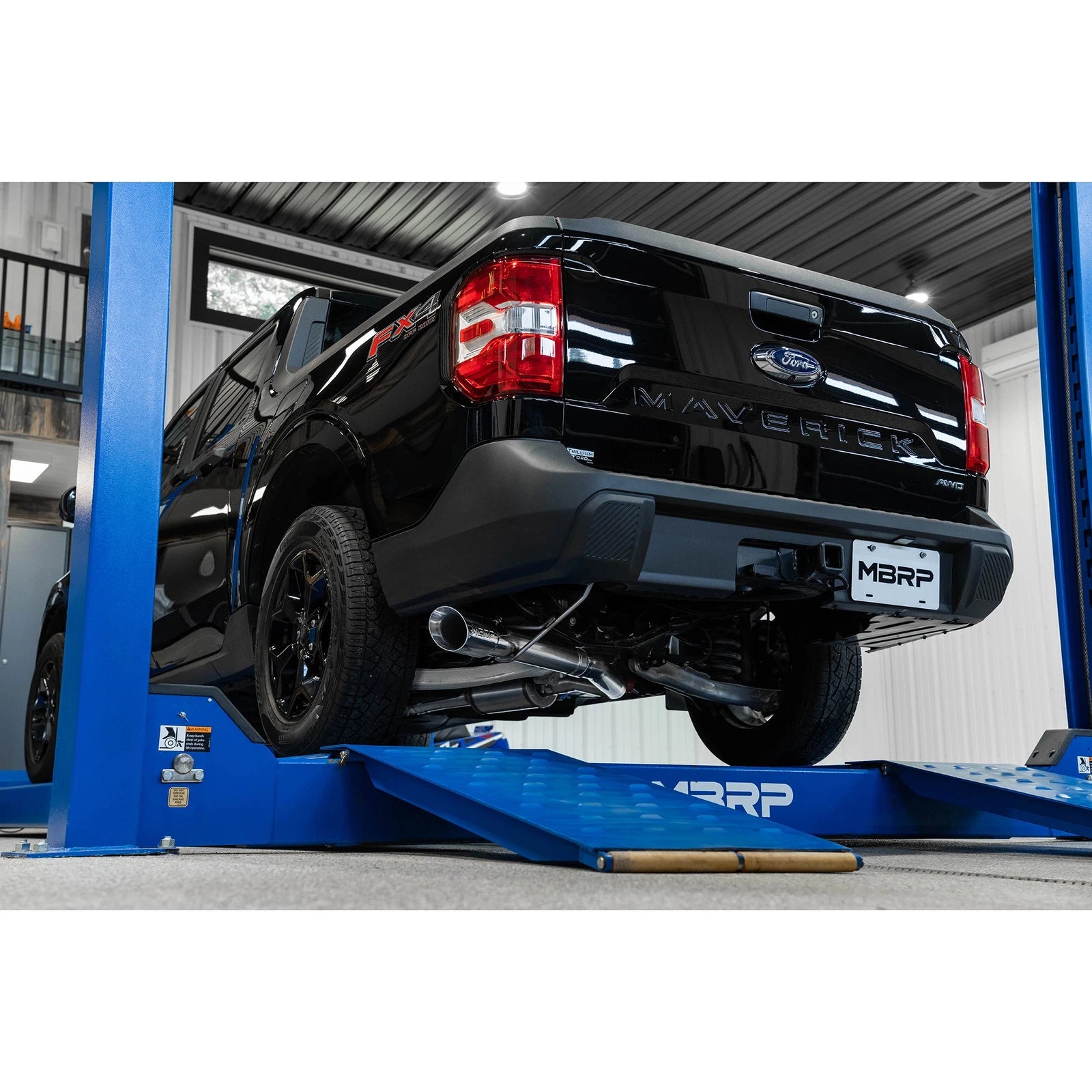 MBRP 4in OD Tip Single Side Exit 3in Cat Back Exhaust | Ford Maverick Aluminized Steel (22+) (S5267AL)