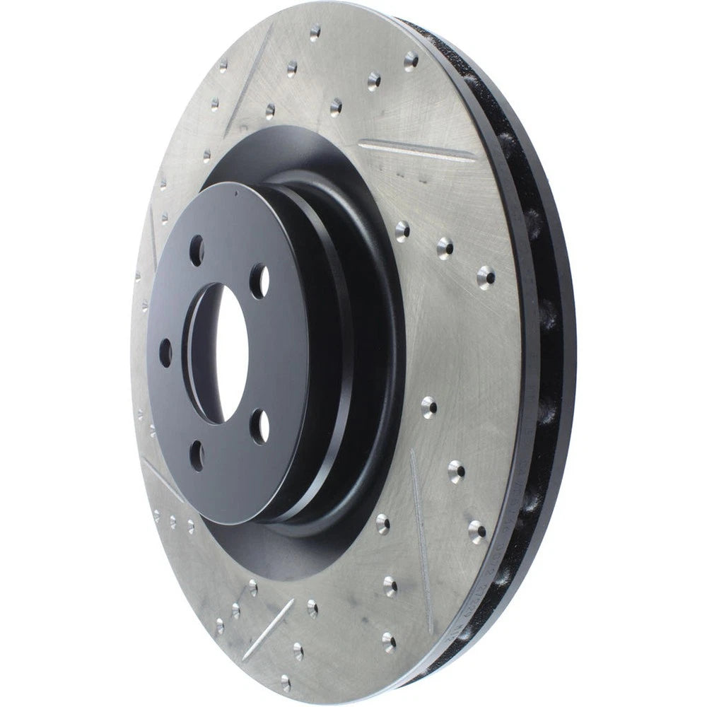 StopTech 127.63063R Front Right Drilled Slotted Brake Rotor for 2006-19 Charger