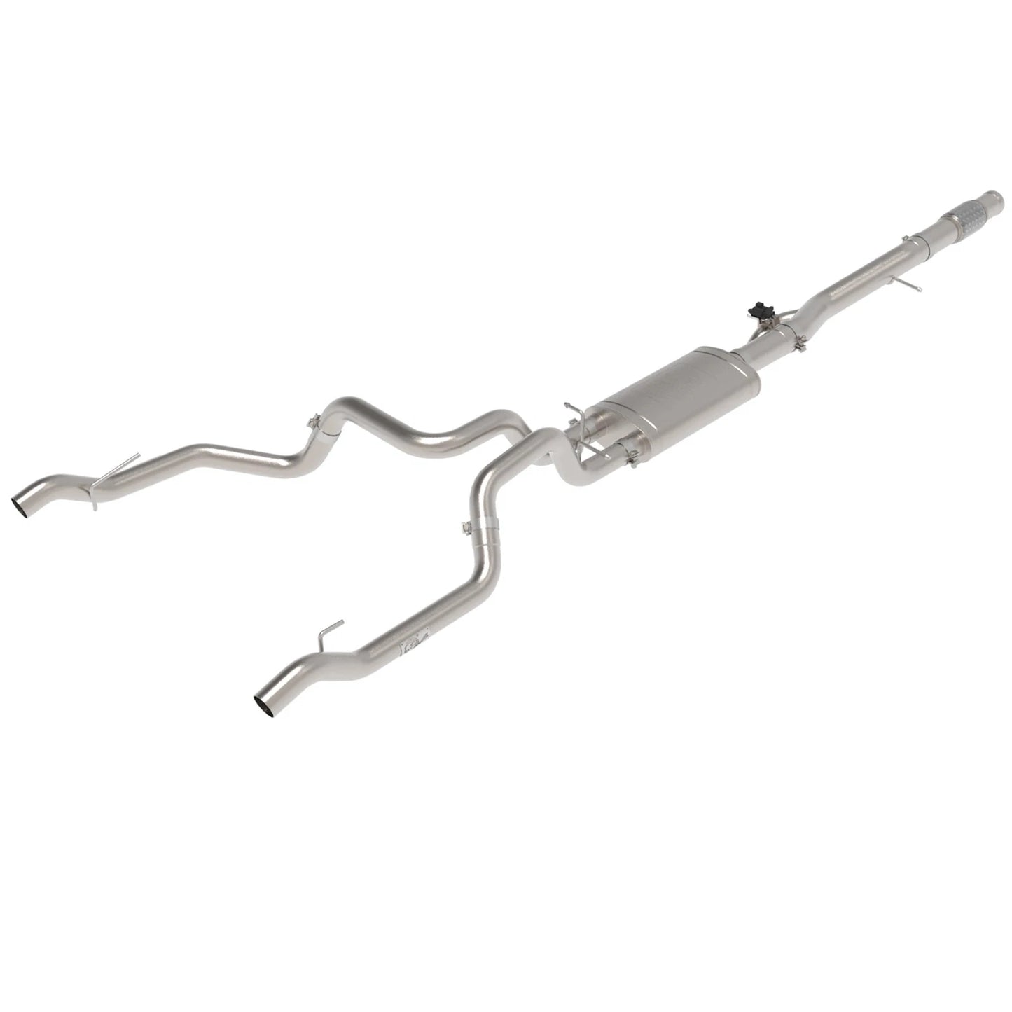 aFe Gemini XV 3in to Dual 3in 304 SS Cat-Back Exhaust | Chevy Silverado 1500 (19-22) (49-34140)